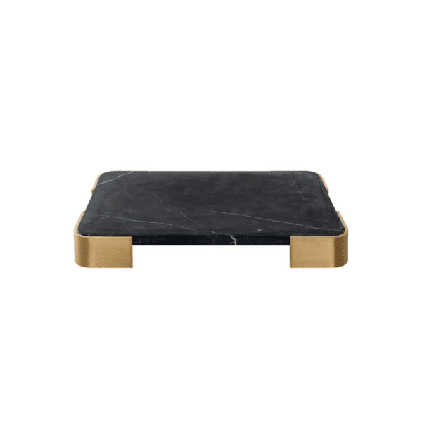 ELEVATED TRAY:PLATEAU - BLACK MARBLE SMALL BY UTTERMOST 1