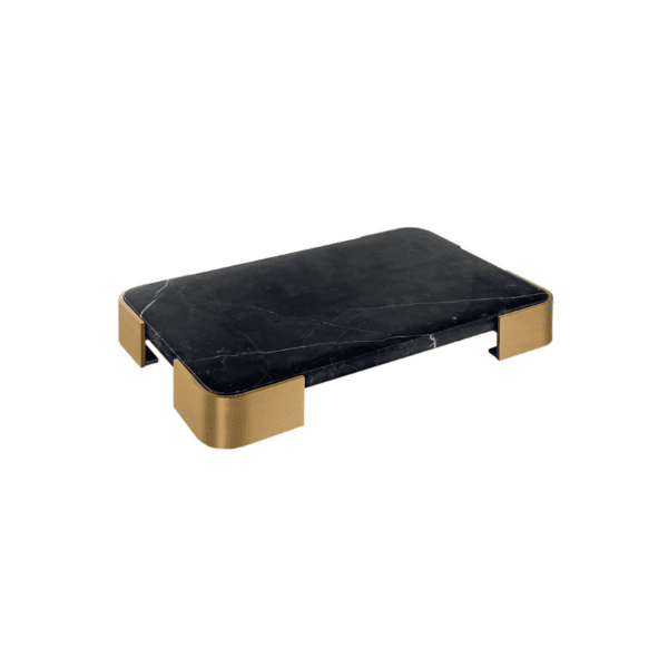 ELEVATED TRAY:PLATEAU - BLACK MARBLE SMALL BY UTTERMOST 2