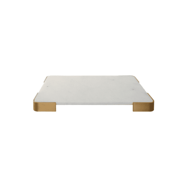 ELEVATED TRAY:PLATEAU - WHITE MARBLE BY UTTERMOST 1