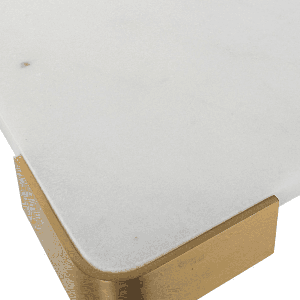 ELEVATED TRAY:PLATEAU - WHITE MARBLE BY UTTERMOST 6