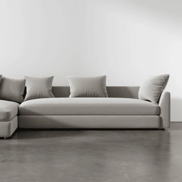 The Carlisle Sofa Performance Linen Grey 2