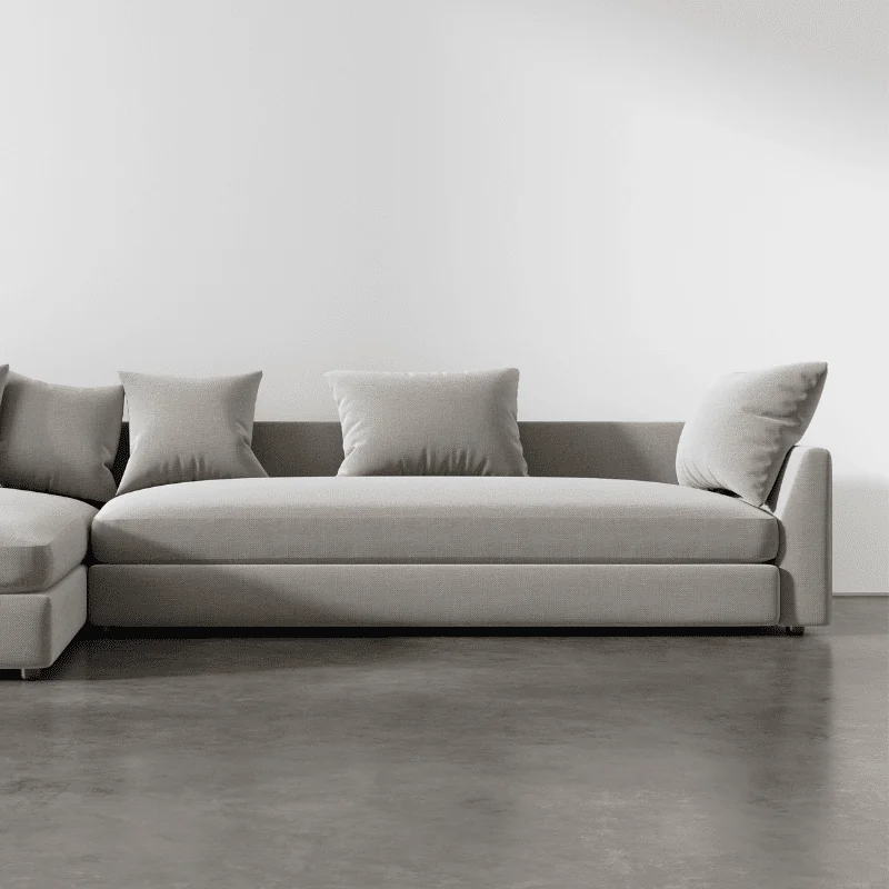 The Carlisle Sofa Performance Linen Grey 2